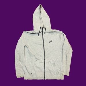 Nike Tech Fleece Grey Full Zip Jacket Mens Size Large